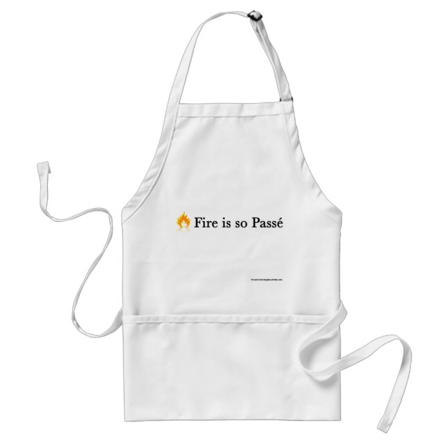 El fuego es delantal Passe de Sous Vide (Frente)