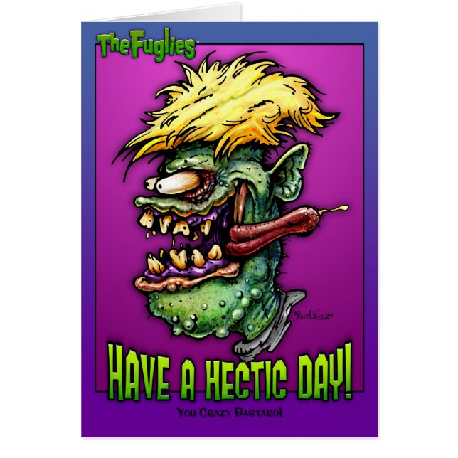 El Fuglies: Tenga un día agitado (Frente)