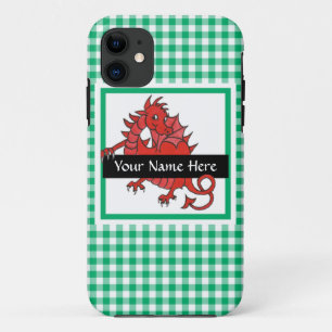 El Funda del iPhone Dragon Red Cute 5/5s personali