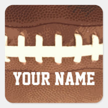 El fútbol ata al pegatina personalizado gráfico