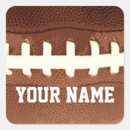 El fútbol ata al pegatina personalizado gráfico