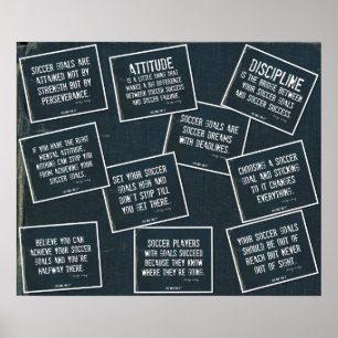 El fútbol cita el collage de 10 posters en dril de