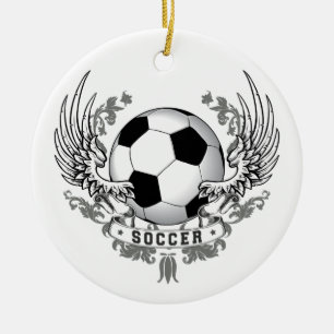 El fútbol del fútbol se va volando el ornamento