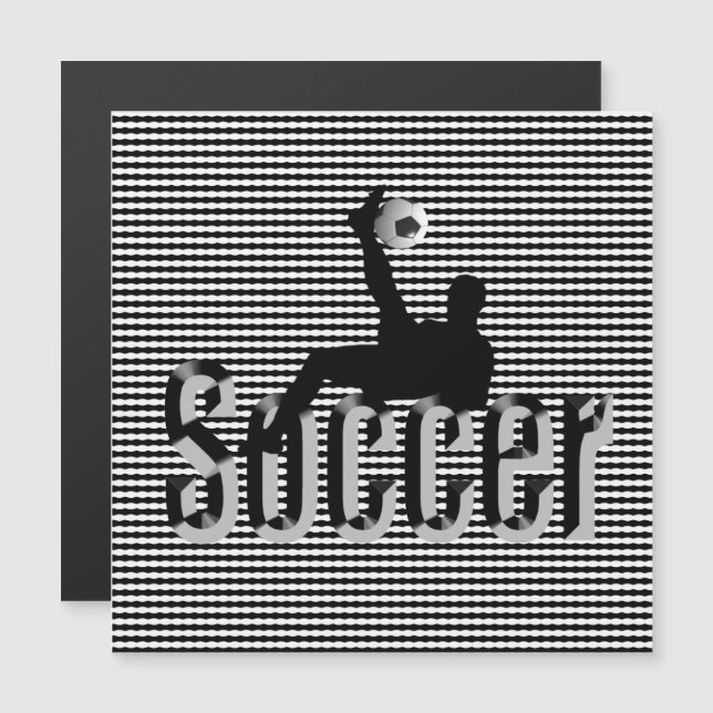 El fútbol, el juego, la carta magnética (Anverso/Reverso)