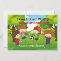 El fútbol en la invitación al parque