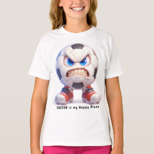 El fútbol es mi camiseta de imagen Happy Place
