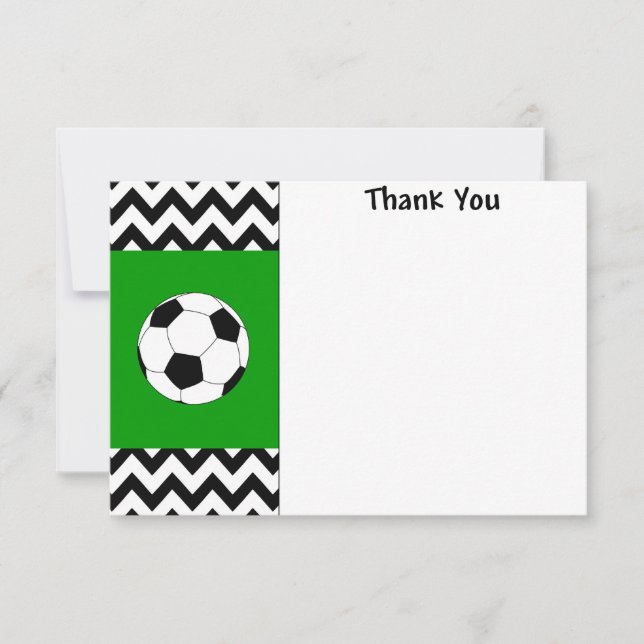 El fútbol le agradece las tarjetas de nota (Anverso)