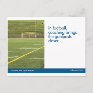 El fútbol se divierte la postal