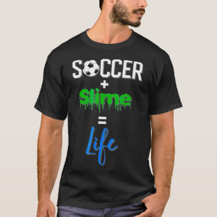 El fútbol y el deslizamiento son una camiseta resb
