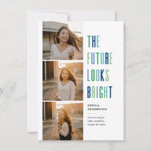El futuro colorido se ve brillante Invitación de l
