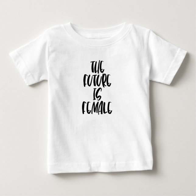 El futuro es camiseta de bebé para mujeres (Anverso)