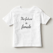 El futuro es camiseta femenina del jersey del niño