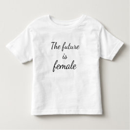 El futuro es camiseta femenina del jersey del niño
