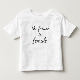 El futuro es camiseta femenina del jersey del niño