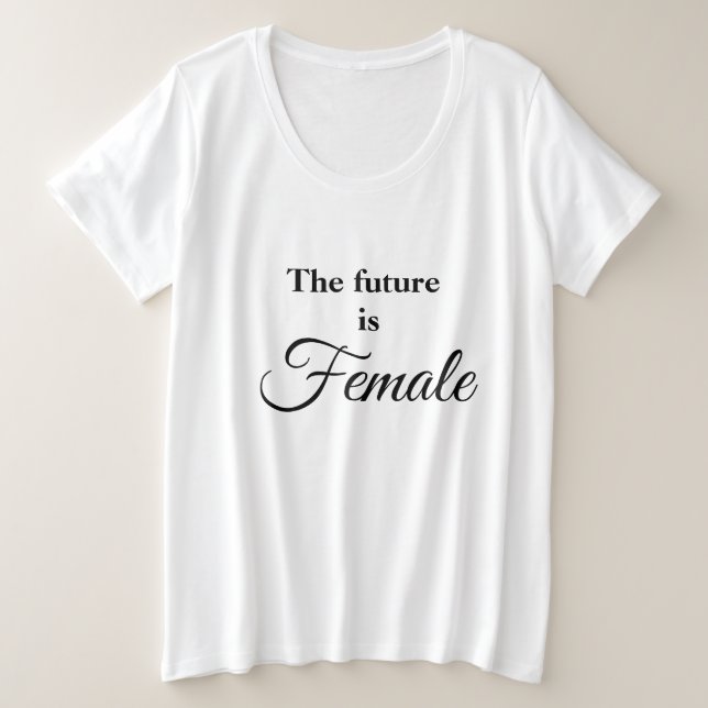 El futuro es femenino (Anverso del diseño)