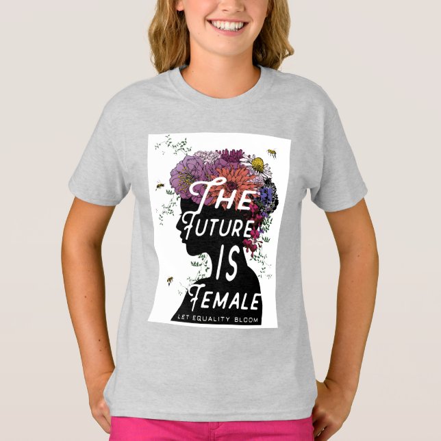 El futuro es femenino - camiseta junior (Anverso)