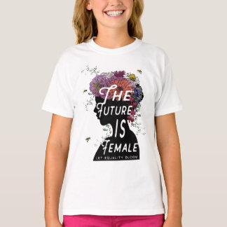 El futuro es femenino - jóvenes de camisetas de fú
