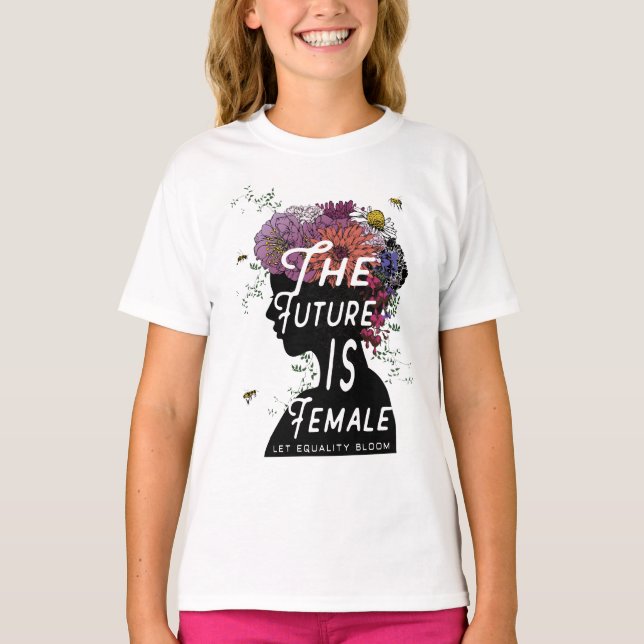 El futuro es femenino - jóvenes de camisetas de fú (Anverso)