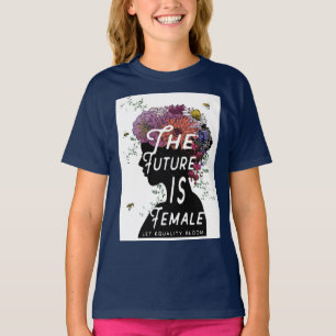 El futuro es femenino - juventud de la camiseta