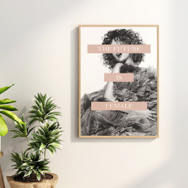 El futuro es la Poster femenina - Impresión femini