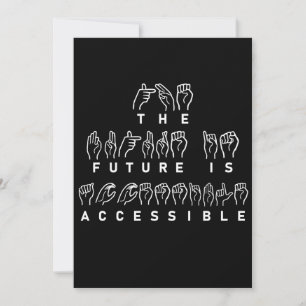 El futuro es lenguaje de Rótulo ASL accesible