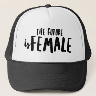 El futuro es un sombrero de camionera femenino