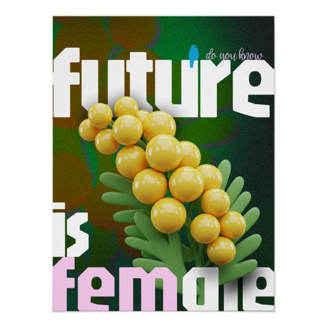 El Futuro Es Una Poster | Feminista audaz (Anverso)