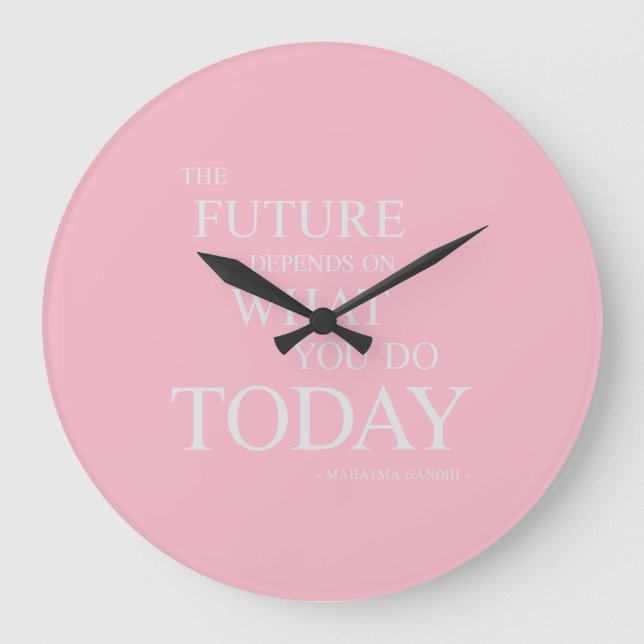 El futuro inspirando el reloj rosa de la cita moti (Anverso)