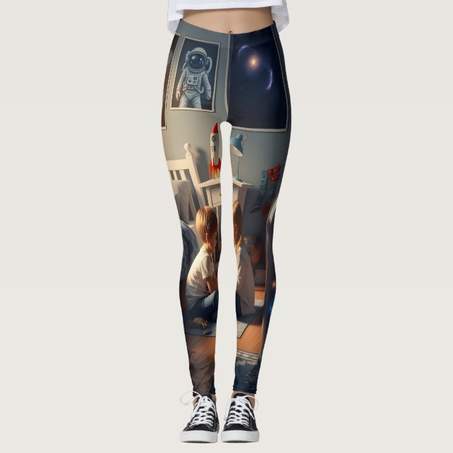 ¡El futuro nos pertenece! Leggings de niña | Media (Anverso)