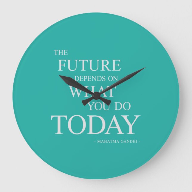 El futuro que inspira el reloj de citas motivacion (Anverso)