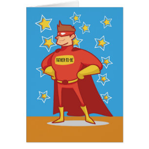 El futuro superhéroe en el día del padre
