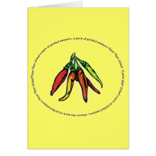 El gaitero de Peter escogió un peck de pimientas