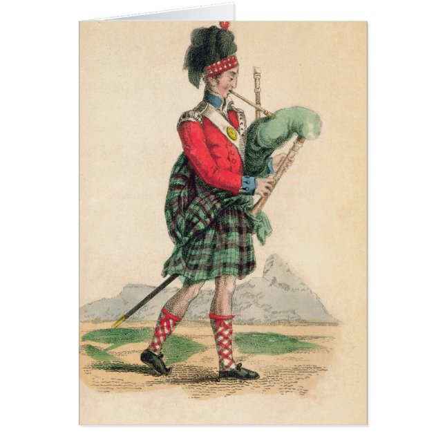 El gaitero escocés (Frente)