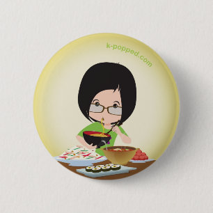 El gallo festeja el botón