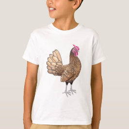 El gallo pequeno de Sebright embroma la camiseta