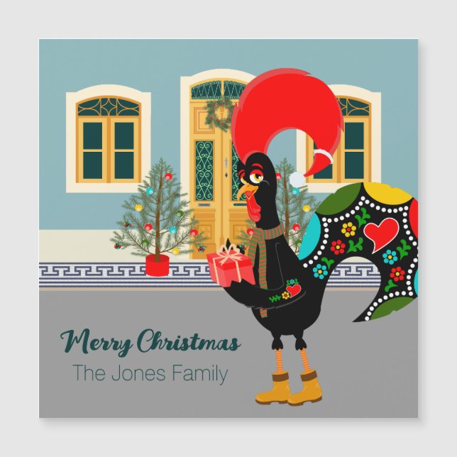 El gallo portugués con la tarjeta de regalo de Nav (Anverso)