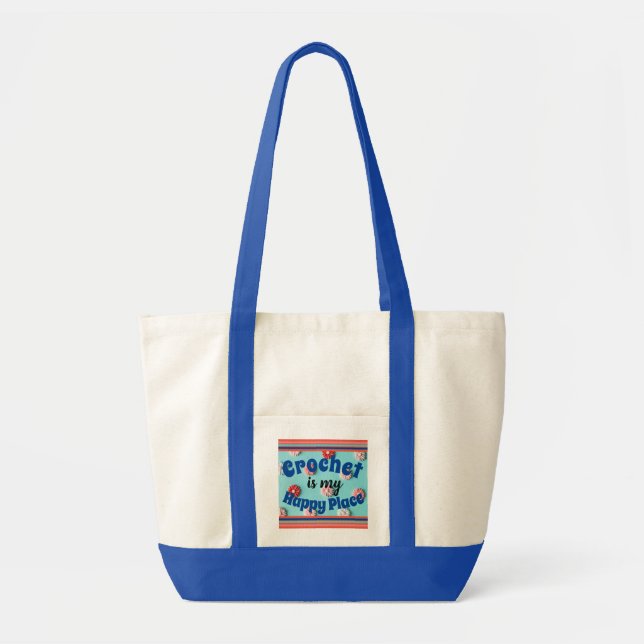 El ganchillo es la mi bolsa de asas feliz del (Frente)