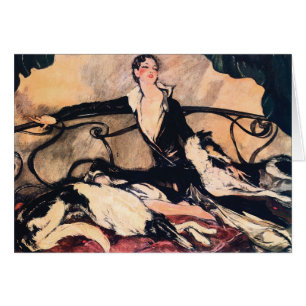 El gandulear con el Borzoi