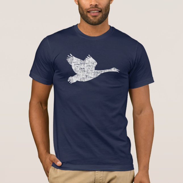 El ganso canadiense se descoloró camiseta (Anverso)