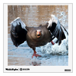 El ganso del Greylag en la Chase