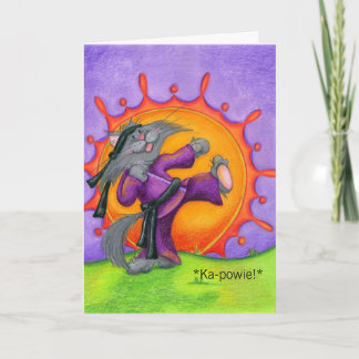 El gatito de Kung Fu/consigue la tarjeta de