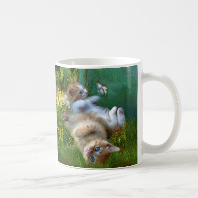 El gatito desea la taza (Derecha)