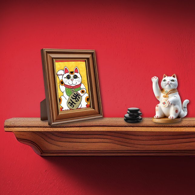 El gato afortunado japonés Maneki Neko Arte Popula (Subido por el creador)
