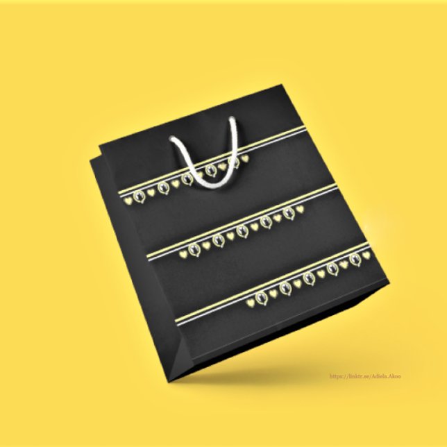 El gato ama la bolsa grande de regalos del poeta A (Love Cat Gift Bags by Poet Adiela Akoo. Love it? GET it! Shop - Love Cat Collection 4 more fab finds)