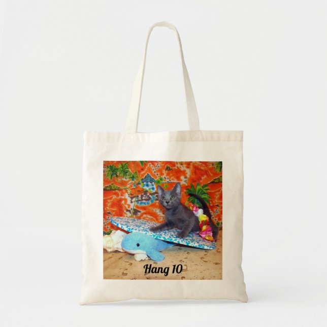 El gato de aventuras de surf de Catiana / Bolsa de (Frente)