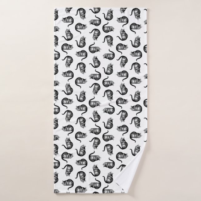 El gato de Cheshire Alicia en el PERSONALIZADO de  (Toalla de baño)