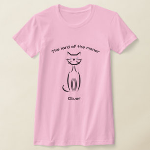 El gato de la camiseta de lord siamese