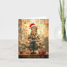 El gato de Santa María y el árbol de Navidad