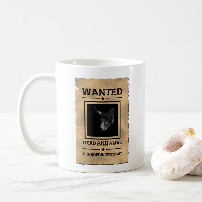 El gato de Schroedinger quiso la taza del poster (Con donut)