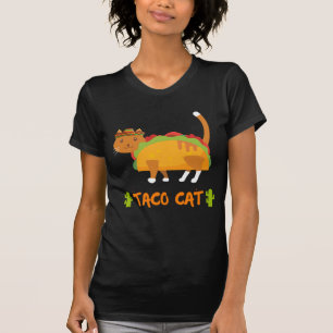 El gato del Taco deletreado al revés es camisa de